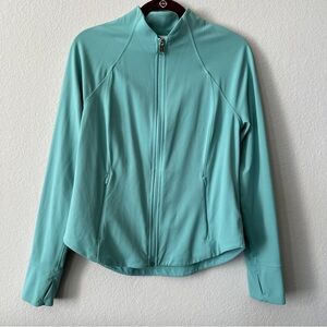 Athleta Salutation Jacket Blue Size Large